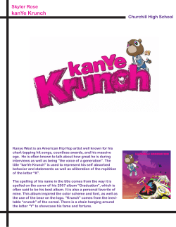 kanYe Krunch