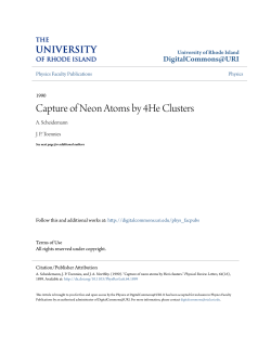 Capture of Neon Atoms by 4He Clusters