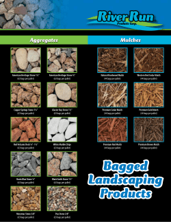 Bagged Landscaping Products