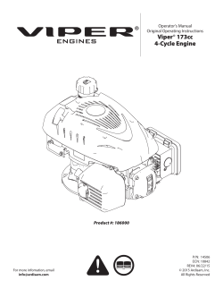 Viper&reg; 173cc 4-Cycle Engine