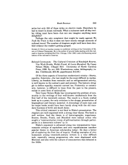 Book Reviews Beloved Community: The Cultural Criticism of