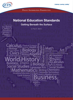 National Education Standards