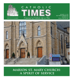 January 22 2012 - Diocese of Columbus