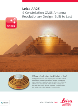 Leica AR25 4 Constellation GNSS Antenna