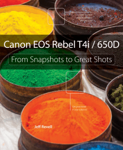 Canon EOS Rebel T4i / 650D: From Snapshots