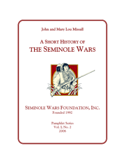 Seminole Origins - Seminole Wars Foundation