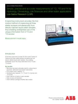 Simple, precise and accurate measurements of 17O, 18O and 2H for