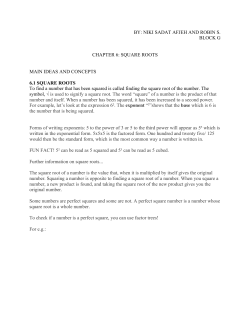 BY: NIKI SADAT AFJEH AND ROBIN S. BLOCK G CHAPTER 6