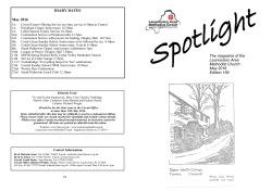 May 16 mag V2.pub - Launceston Central Methodist Church