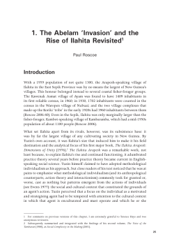 The Abelam `Invasion` and the Rise of Ilahita - ANU Press