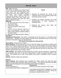 Meet Mr. Gallon - sandraguyer.com