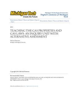 teaching the gas properties and gas laws