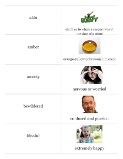 Print &rsaquo; Lamb to the Slaughter Vocab (Grade 8) | Quizlet