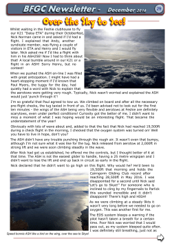 Over the Sky to See! - Cairngorm Gliding Club
