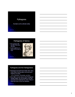 Pythagoras - York University