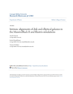 Intrinsic alignments of disk and elliptical galaxies in the