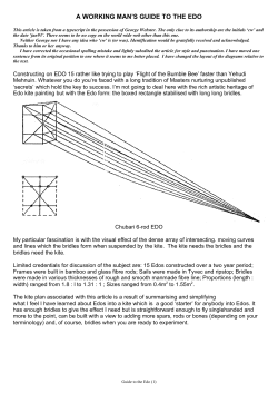 A WORKING MAN`S GUIDE TO THE EDO