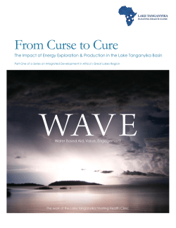 From Curse to Cure - Lake Tanganyika Floating Health Clinic