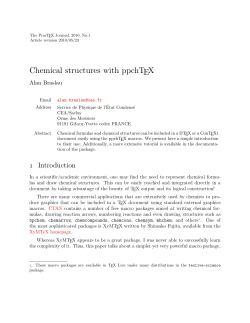 Chemical structures with PPCHTEX