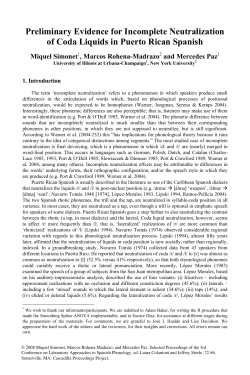 Preliminary Evidence for Incomplete Neutralization of Coda Liquids