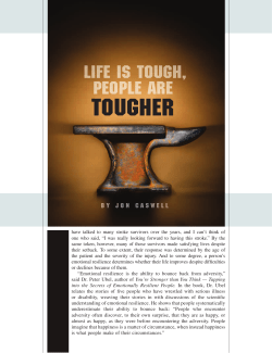 into the Secrets of Emotionally Resilient People.