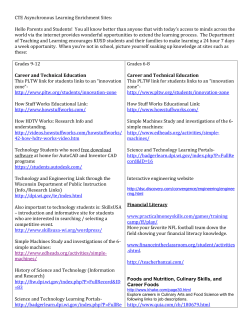 Career and Technical Education Links