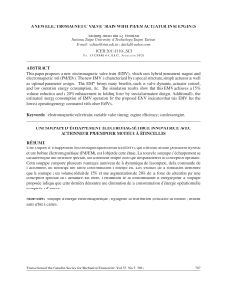 A new electromagnetic valve train with PM/EM actuator in SI engines