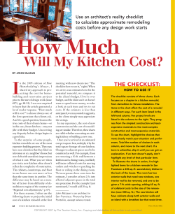 How Much Will My Kitchen Cost?