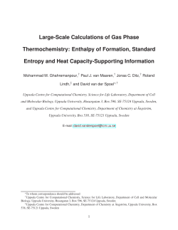 Large-Scale Calculations of Gas Phase