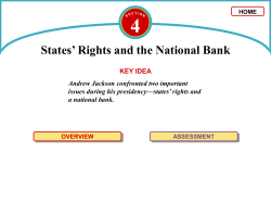 States` Rights and the National Bank