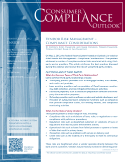 ompli nce - Consumer Compliance Outlook