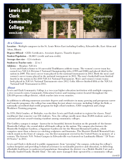 Fact Sheet - Lewis and Clark Community College
