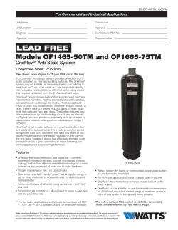 Models OF1465-50TM and OF1665