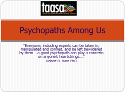 Psychopaths Among Us