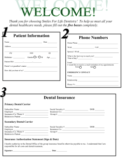New Patient: Child Form