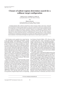 Closure of salient regions determines search for a collinear target