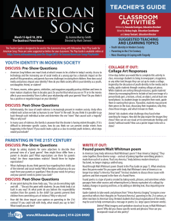 teacher`s guide classroom activities
