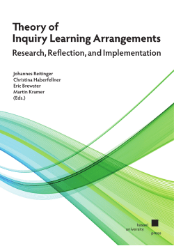 Theory of Inquiry Learning Arrangements