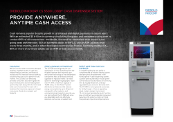Diebold Nixdorf CS 5500 Lobby Cash Dispenser System