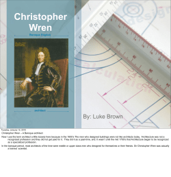 Christopher Wren - World History 10