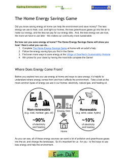 The Home Energy Savings Game