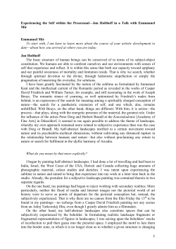 Kunstforum International“ has dedicated an extensive