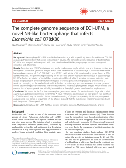 The complete genome sequence of EC1-UPM, a
