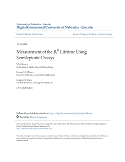 Measurement of the B s 0 Lifetime Using Semileptonic Decays