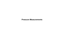 Pressure Measurements