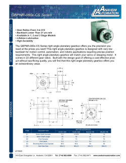 GBPNR-080x-CS Series