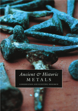 Ancient and Historic Metals