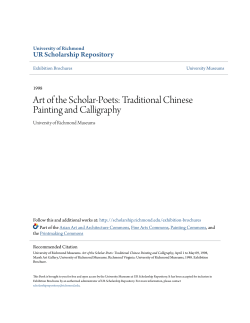 Art of the Scholar-Poets: Traditional Chinese Painting and Calligraphy
