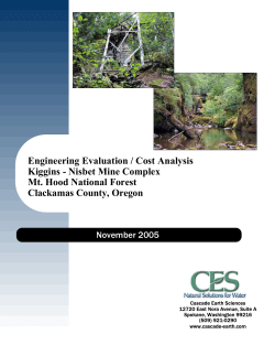 Engineering Evaluation / Cost Analysis Kiggins - Nisbet