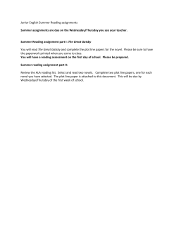 LPA 11th Grade Summer Reading 2016